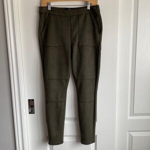 Jordache - High Rise Legging, Suede Texture, Horizontal Stitching​​​​​​​​​